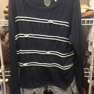 Preppy nautical pullover